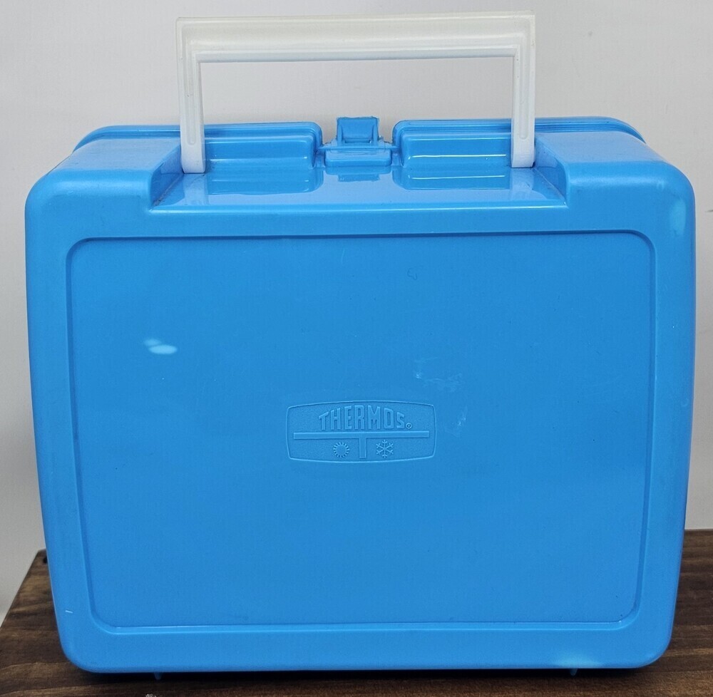 Vintage Walt Disneys Dumbo Lunch Box 80s 90s Blue Plastic USA No Thermos - Picture 2 of 9
